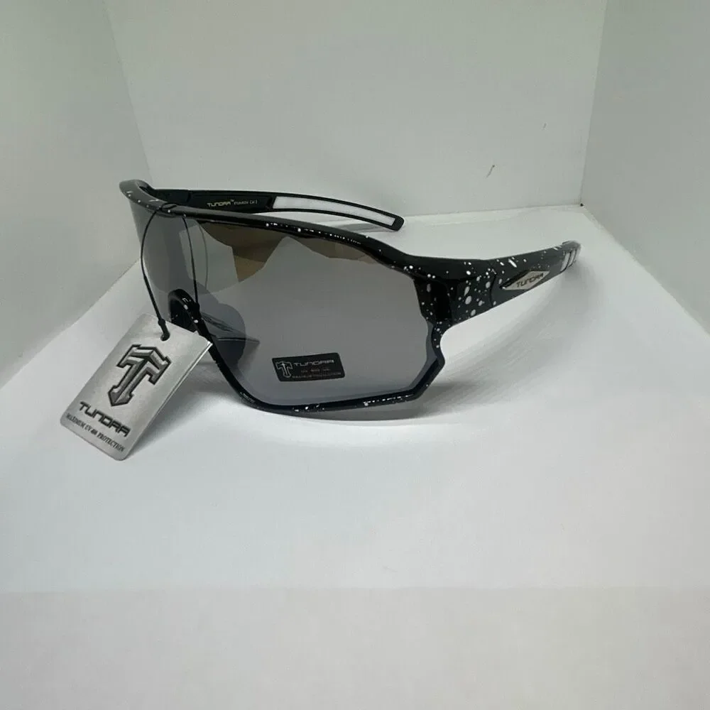 Tundra Wraparound Shield Sunglasses UV400 Mirrored Sport Style